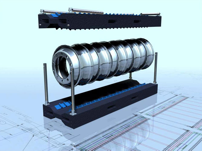 alloy tractor wheel pallet