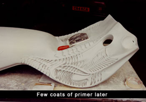 Only a few coats of primer later