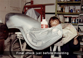 just before moulding